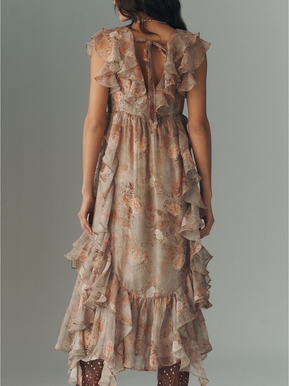 Anthropologie Ruffle Dress - Picture 7 of 7